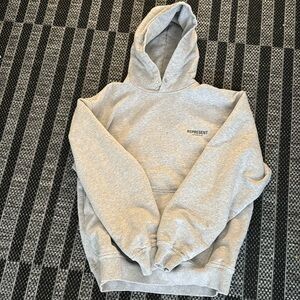 Represent Gray Hoodie Sweatshirt